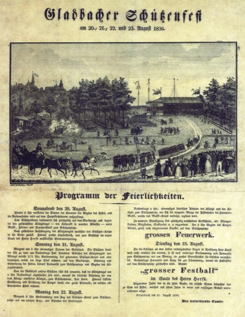 Gladbacher Schützenfest 1836